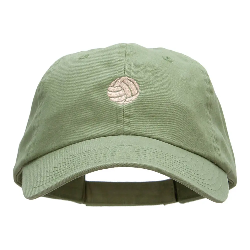 The Volleyball Embroidered Low Profile Dyed Cotton Twill Cap
