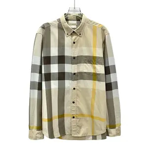 RDLT - Burberry Multicolor Classic Check Cotton Button-Front Shirt Size L