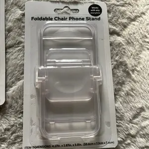 Foldable chair phone stand