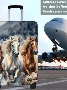 1pc horse Suitcase Cover(Suitcase not included), Travel accessories Travel essentials Suitable for travel and outings, Dustproof Cover, And Durable Travel Accessory Suitable for Various Sizes for Travel & Home Use3.25PYT-2