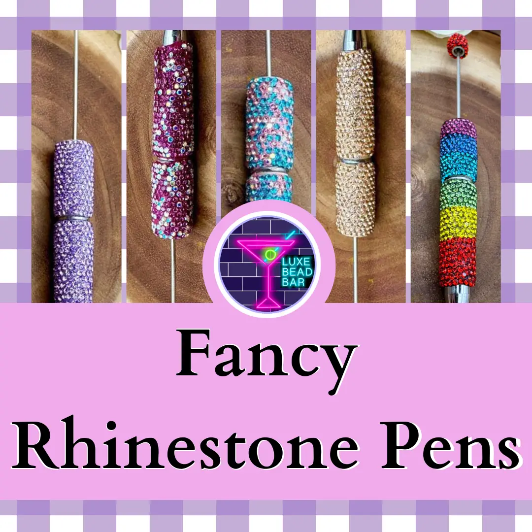 Fancy Rhinestone Beadable Pen for DIY/Customization
