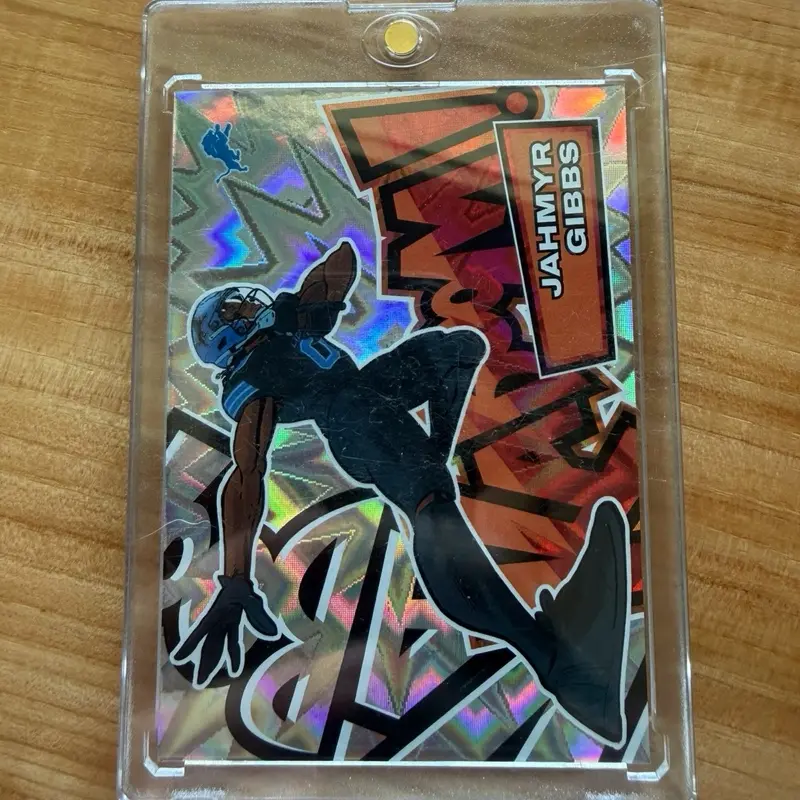 2025 Panini Kaboom! Jahmyr Gibbs Horizontal SP Case Hit Detroit Lions