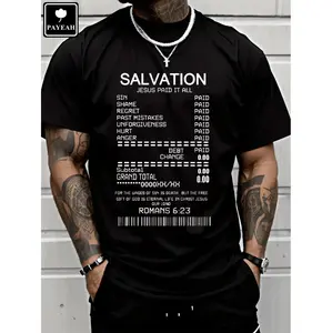 Salvation Through Jesus Paid In Full Christian T-Shirt 100 Heavy Cotton Tee