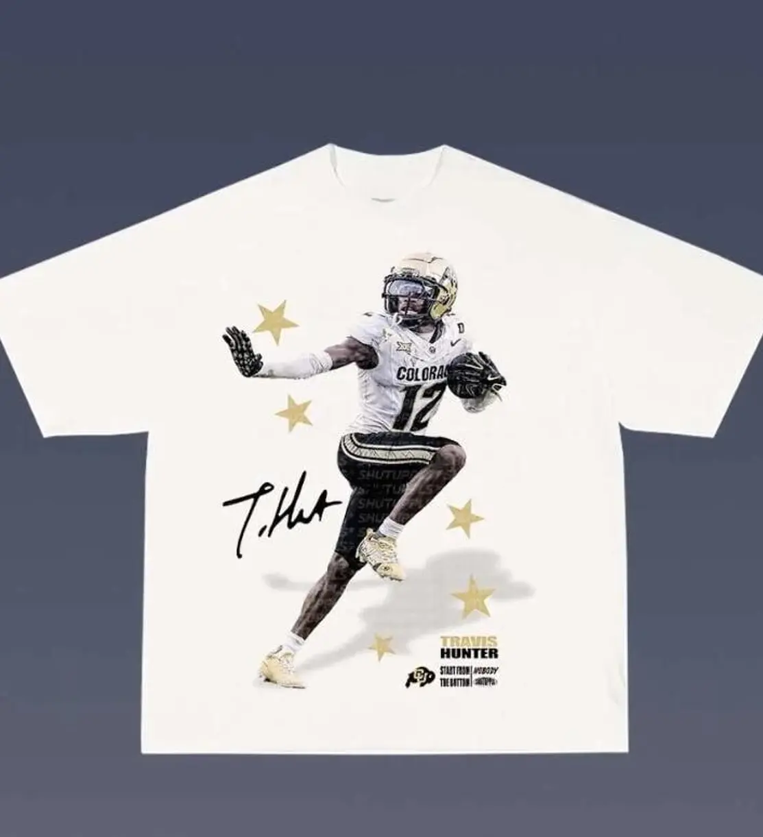 TRAVISS HUNTER Youth and Adult t-shirt , Graphic tee, American Football Fan T-shirts, Cotton Sports Fan Gifts for Men and Women