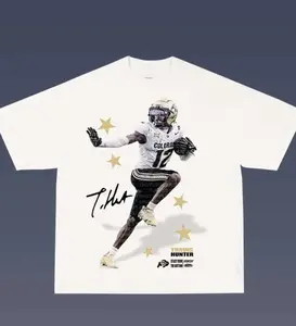 TRAVISS HUNTER Youth and Adult t-shirt , Graphic tee, American Football Fan T-shirts, Cotton Sports Fan Gifts for Men and Women