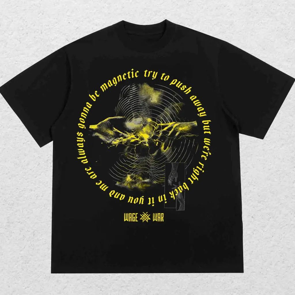 Wage War Shirt Vintage Metalcore Band Graphic Unisex Cotton Tee