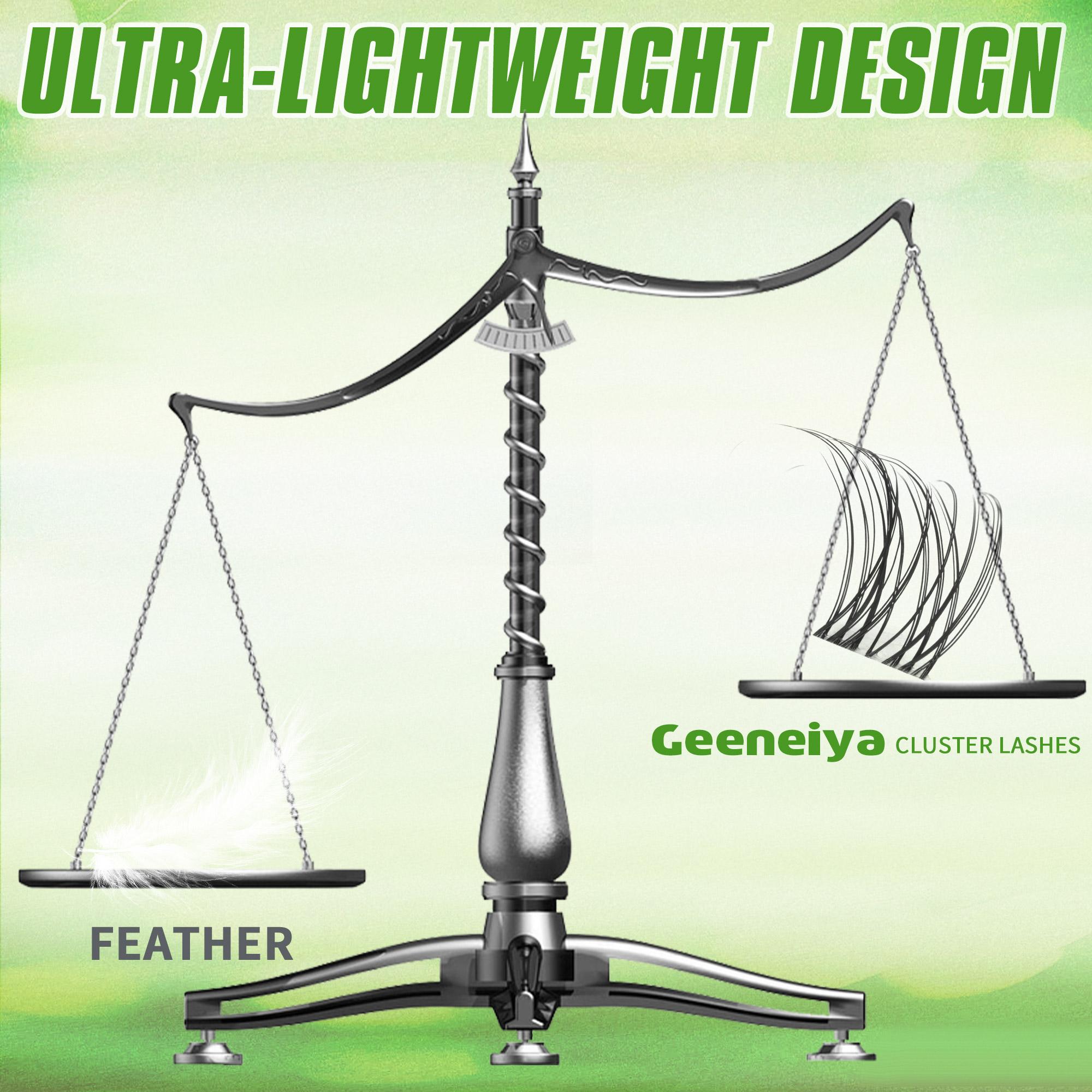 Geeneiya VENUS Lashes Waterproof DIY Lash Extension Kit, 8-14MM Wispy Lash Clusters Kit, Ultra-thin Soft Band Eyelash Extension Kit with Lash Bond and Seal, Professional Lash Remover, Tweezers for Girls Gift Makeup Cosmetic TikTokShopBlackFriday