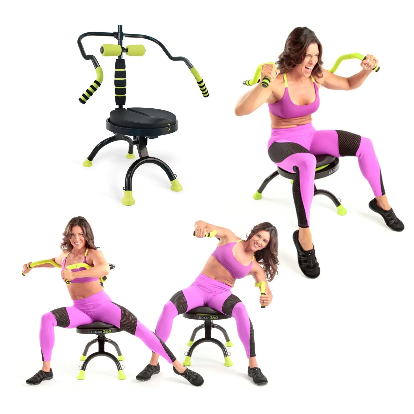 AB Doer 360: AB Doer 360 Fitness System Provides an Abdonimal and Muscle Activating Workout with Aerobics to Burn Calories and Work Muscles Simultaneously!