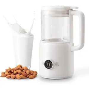 olayks 6 in 1 Automatic Nut Milk Maker Blender, 20oz Homemade Soy Milk Maker for -Based Milk, Coconut, Oat, Almond, Non-Dairy Beverages with Timer, Keep Warm, Boil Water, Self-Cleaning
