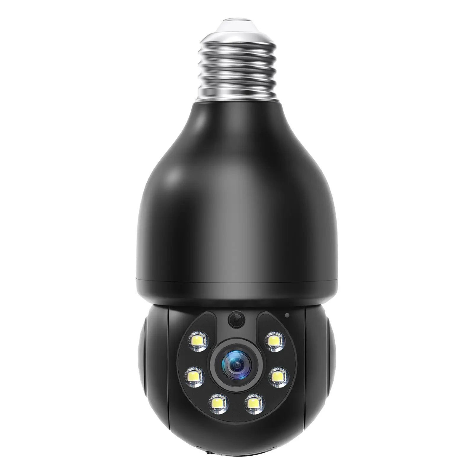 3MP Ptz E27 Socket Bulb Camera 360 Degree Cmos Sensor Network Camera Cctv Security Light Bulb Camera