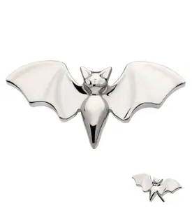 Bat Threadless Titanium Top
