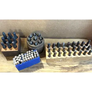 Vintage Master Metal Stamp & Tool Lot 3 Sizes 1/16" 1/8" 1/4" 12 Specialized Tools - Professional Blacksmith & Artisan Tool Bundle Master Stamp Collection & 12 Hand Tools