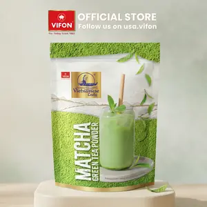 VIFON Vietnamese Lady Matcha Green Tea Powder (Bột Trà Xanh) Pack 1.76 oz