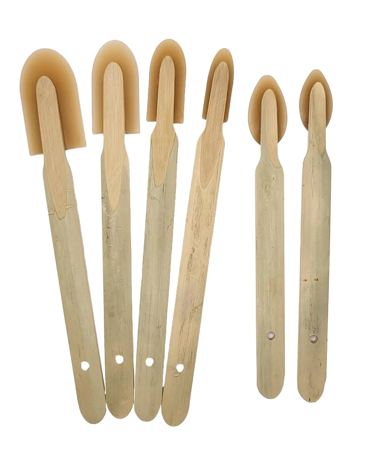 Caulk Smoothing Tool Set - 6 Assorted Sizes, 2 Corner & Narrow Spatulas, Sealant Grout Applicator, Rubber Finisher for Bathtub, DIY Projects, Architectural Construction, Easy-to-Clean Home Improvement Tool for Beginners