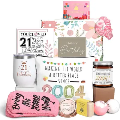 21st Birthday Gift Ideas for Girl Basket TikTok Shop