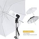 Photography Lighting, 6.5ft x 10ft Backdrop Stand and Umbrellas Continuous Lighting Kit for Photo Studio Product, Portrait and Video Shoot Photography