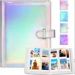 128 Pockets Mini Photo Album, Photo Booth Album Book, Photo Album for Fujifilm Instax Mini Camera, Polaroid Snap, SocialMatic Instant Cameras, Home Decor