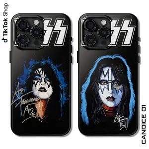 Signature Ace Frehley Phone Case, Rip Ace Frehley Memorial 1951-2025, Rock Legend Fans 17 Air Pro Max Protection Rubber