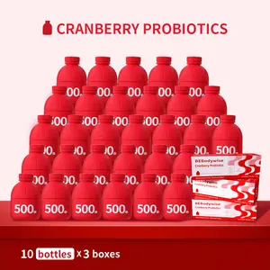 Cranberry Probiotics for Women with Prebiotics & D-Mannose – Healthy Tract & Odor Balance – 30 Bottles