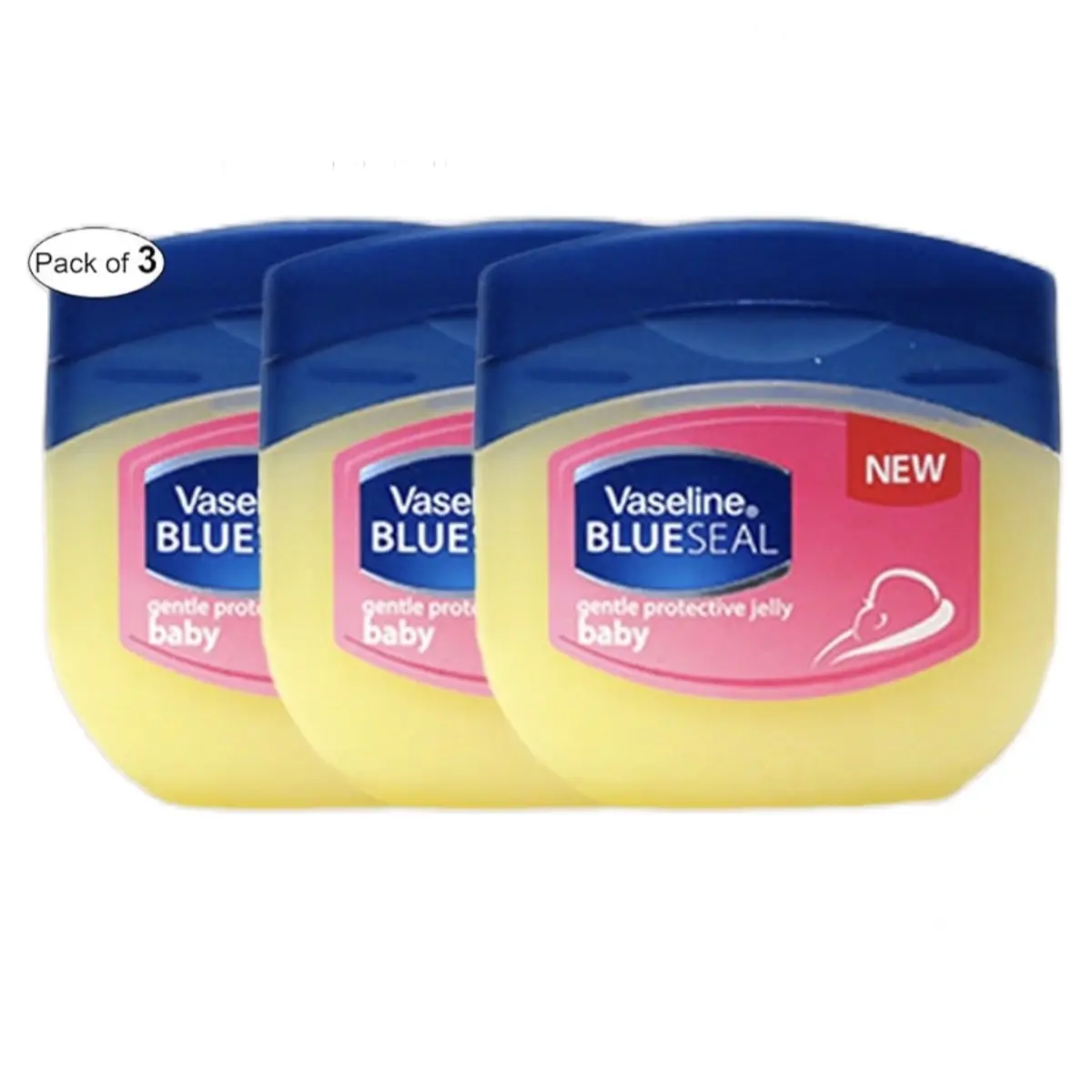 Vaseline BlueSeal Gentle Protective Jelly, 100 ml, 3 CT Skincare Comfort Vaseline BlueSeal Gentle Protective Jelly, 100 ml, 3 CT Skincare Comfort