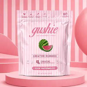 Gushie Creatine Gummies | Sour Watermelon | Supports Strength, Mood & Skin | 4g Creatine Monohydrate