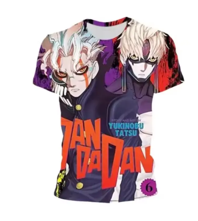 Anime Dan Da Dan (Dandadan) 3D Print T-Shirt Men Women Casual Short Sleeve Graphic Tees Momo Ayase Ken Takakura Tops