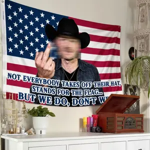 music flag, july 4 decor, gift for fan