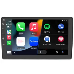 10.1" Android 13 Car Stereo for GMC Chevy Silverado 2007-2013 touch screen has Android Auto Wireless Carplay, Bluetooth WIFI supports GPS Navigation
