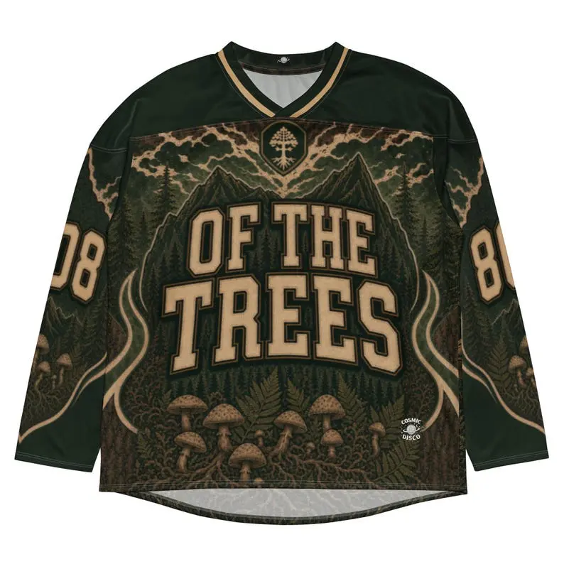 OF THE TREES Inspired Rave Jersey, Psychedelic Festival Outfit, Comfy Outfit for Bass Music Lovers