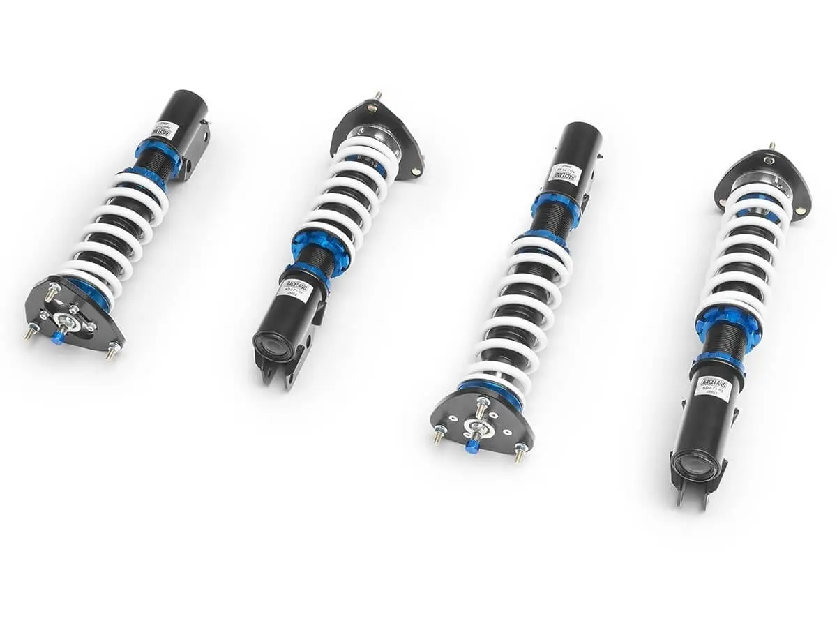 Raceland Primo Adj Damping Coilovers for Infiniti G35 (2003-2008) | Front Fork Lower Mount | LIFETIME WARRANTY