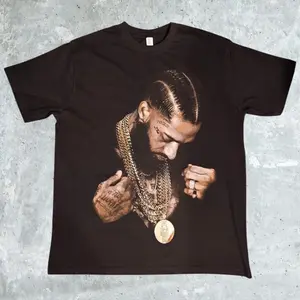 Nipsey Hussle Cuban Links Rap Artist Graphic T-shirt ,Graphic Tee, Gift For Fan