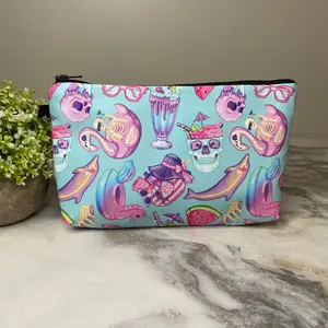 Pouch - Halloween Fall - Skeleton Summer