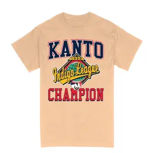 Kanto Champion Pkmn tee Tshirt Streetwear Casual