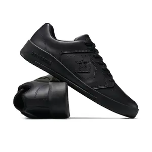Converse Adult Day One Court Sneakers - Triple Black M12/W13.5