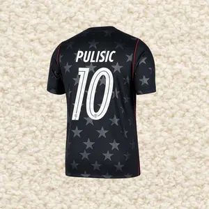 2026 Away #10 Pulisic Short-Sleeve Soccer Jersey - Breathable