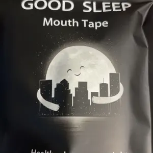 30/60/120 Strips 1/2/4-Month Supply，Hypoallergenic strong adhesive sleep strip， Gentle Ultra breathable Stop Snoring Sleep Tape Sports Accessory Black, sleep aid supply，mouth tape