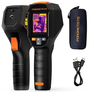 POROMETISTO TI01 Infrared Thermal Imaging Camera - 240x240 IR Resolution, 25Hz, 50°FOV, -20°C~550°C (-4°F~1022°F) for Heat Vision, Spot Electrical Faults, HVAC Leaks, Energy Loss & Car Repair
