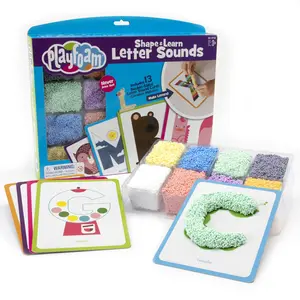 Educational Insights Playfoam Shape & Learn Sensory Toys for Kids 3+; Build Fine Motor Skills with Flash Cards & Fun Characters!
