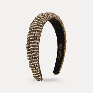Daria Headband - Brown Crystal