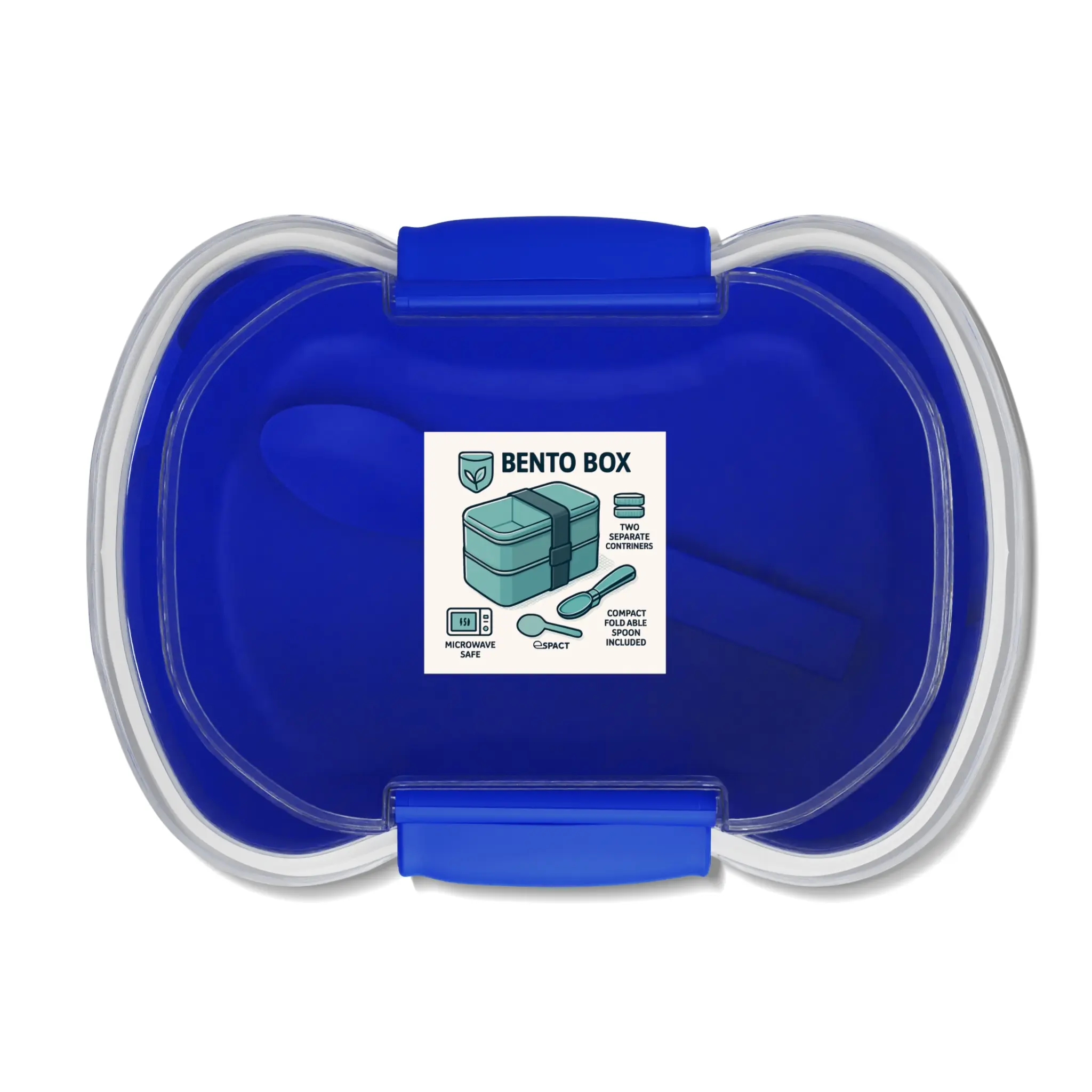 Two-tier Bento Box Stackable Lunch Container