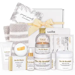 PRADNEL Luxury Gift for  Mother's Day,15-Piece Body Care Set, Relaxing Spa Kit Ideas ,Pamper Beauty Care Package,Perfect for Christmas, Valentine's Day, Anniversary, Birthday Gifts for Mom, Wife, Girlfriend, Best Friend, Sister