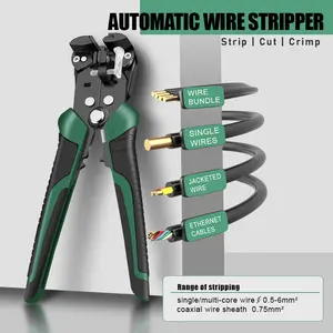 High-Performance Electrician's Pliers - 3-in-1 Wire Stripper, Cutter, and Crimper for 10-24 AWG Wires | Professional-Grade Quality, Latest Design