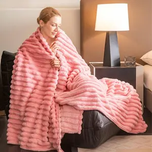 Ultra-Soft Plush Fleece Blanket | Cozy Throw for Bed & Couch