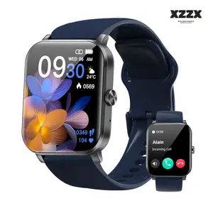 XZHENZHENX L70,Smart for men and women, 1.85-inch screen HD fitness tracker, heart rate monitoring, sleep monitoring, pedometer, alarm clock, music playback control, supports Android system (4.4 and above) iOS (9.0 and above)Smartphone apple,smart watch