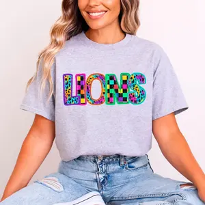 Colorful Lions Plaid and Leopard Print Design DTF Transfer Print