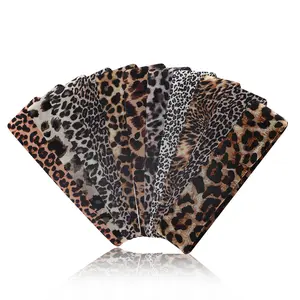 4-Piece/6-Piece Summer Leopard Print Headbands — Western-Style Elastic Headbands for Fitness, Yoga, and Sports — Sweat-Wicking, Non-Slip Hair Bands