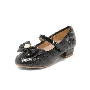 DREAM PAIRS Kids Girls Mary Jane Shoes with Clear Laces and Comfortable Fit