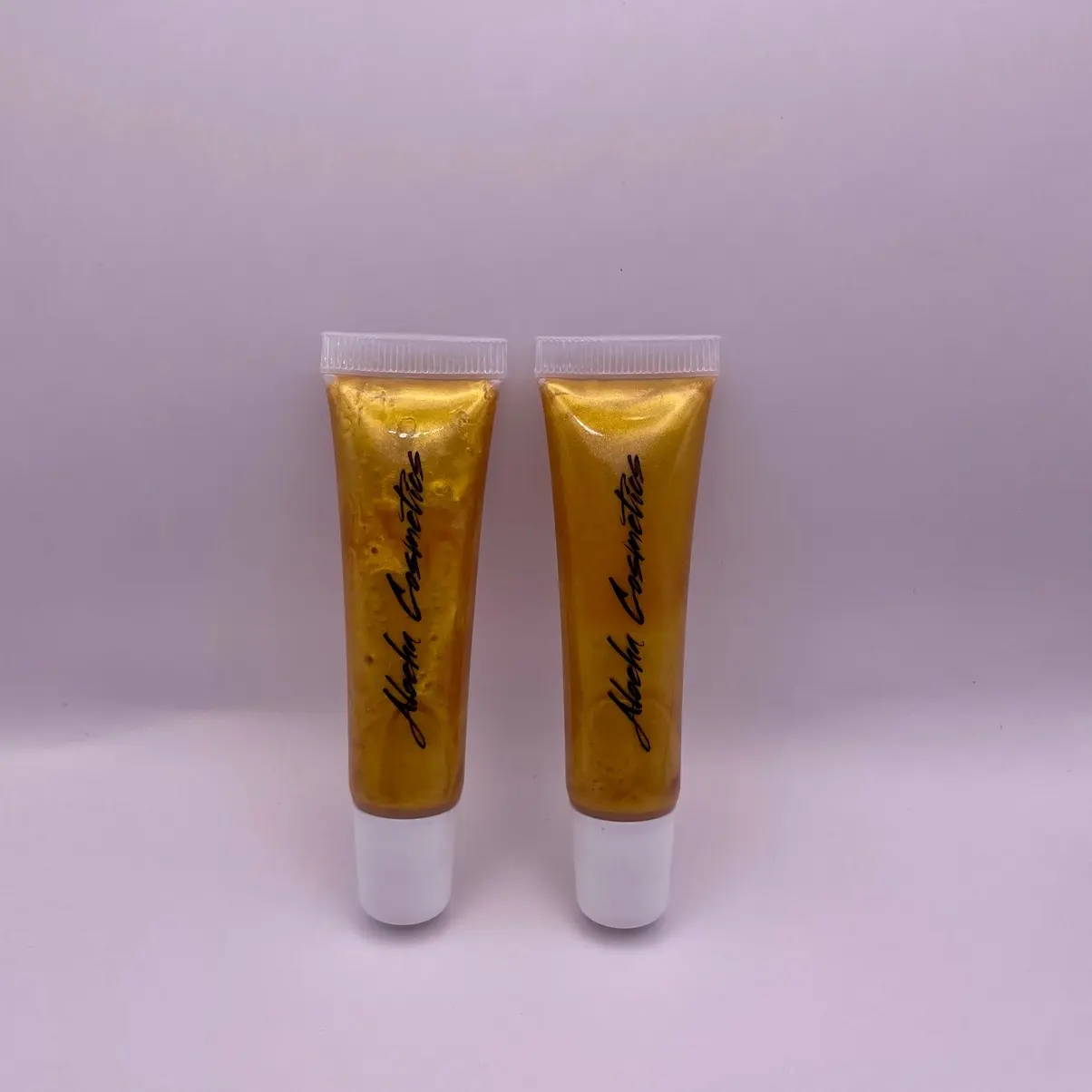 Golden Sunset Spiced Apple Infused Lip Gloss with Golden Shimmer | Hydrating High-Shine Finish