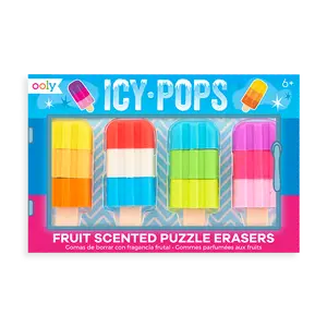 Icy Pops Scented Puzzle Erasers
