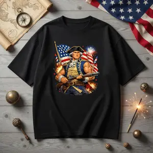Iron Body 250th Patriotic Shirt T-Shirt, Vintage Meme Graphic Tee